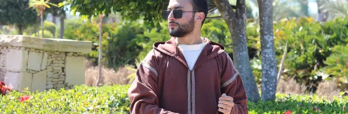 Bulk Moroccan thobe production for international export at Al Khayat