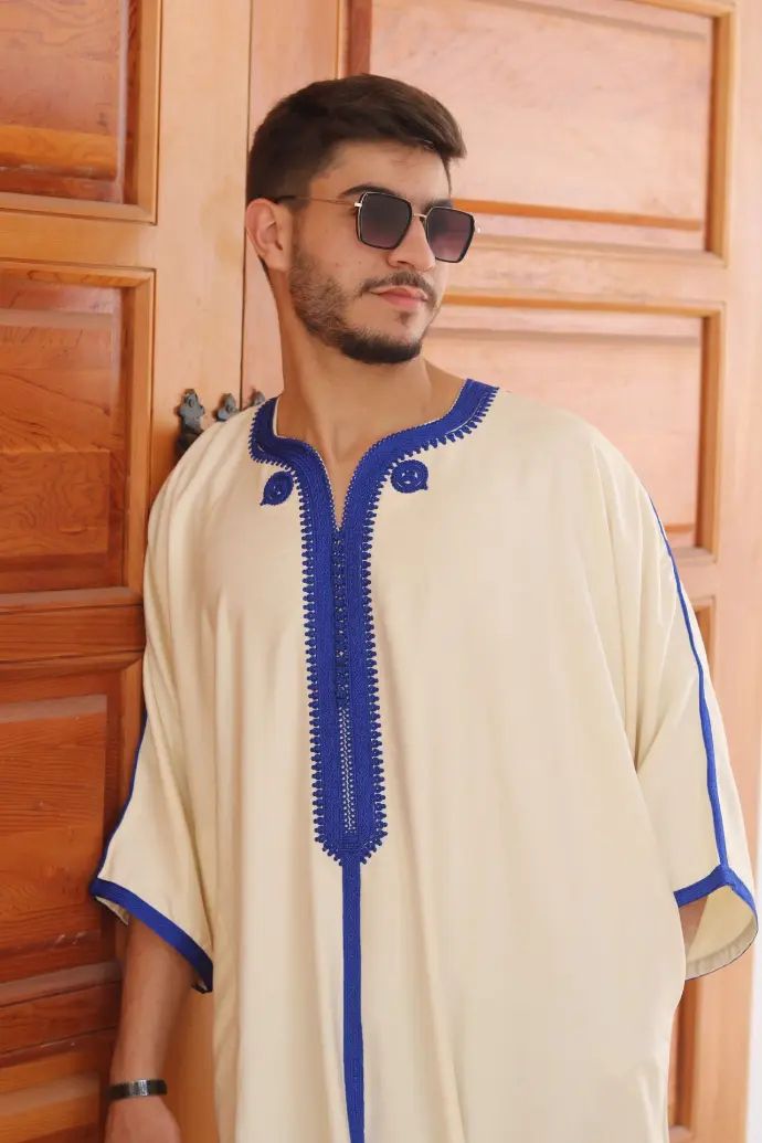 Men's Lightweight Gandoura - Bulk Moroccan Attire for Retailers